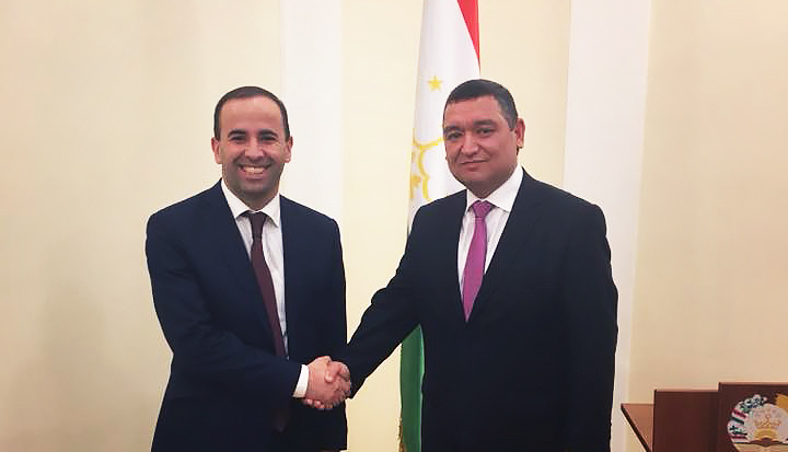 С министром экономического развития Республики Таджикистан 